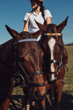 Load image into Gallery viewer, SIYA HAMBA beaded horse brow band for equine lovers and polo players
